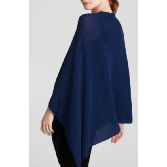 Eilen Fisher Poncho Women's Size 0/S,100 % Wool, Made In China Of Italian. - Picture 1 of 8